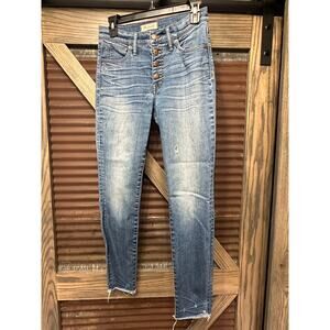 Madewell 9” high rise skinny. Sz 27